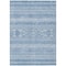 Homeroots 5' X 8' Sky Blue And Ivory Southwestern Washable Indoor Outdoor Area Rug 582849 - alternate 3