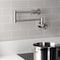 Kingston Brass Wall Mount Pot Filler Faucet, Brushed Nickel KS4108RX - alternate 2