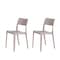 Lagoon La Vie Resin Stackable Armless Chair, 2PK 7201G6-SATOS - alternate 1