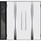 Vdomdoors Steel Double Doors Deux 1744 Natural Oak Sidelight Exterior Black Window Stainless Inserts Single M DEUX1744DEXD-OAKB-RH-W72+12 x H80 - alternate 2