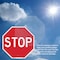 Signmission Stop, 6 Inch X 6 Inch, Plastic Sign OC-P-6-315 - alternate 2