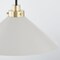 Hudson Valley Lighting Mark D. Sikes X Clivedon 1 Light Pendant 12 In. Aged Brass/Off White MDS1401-AGB/OW - alternate 2