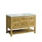 James Martin Vanities Breckenridge 48'' S Vanity, Light Natural Oak w/ Victorian Sil Top w/FreePower Wireless Charger 330-V48-LNO-FVSL - alternate 2