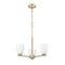 Z-Lite Naya 3-Light Chandelier, 19.25 in W, Modern Gold 7518-3MGLD - alternate 2