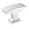 Richelieu 1 5/32-inch (29 mm) x 15/32-inch (12 mm) Chrome Transitional Cabinet Knob BP525429140 - alternate 1