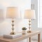 Jonathan Y Avery 27.5" Crystal LED Table Lamp, Clear/Brass Gold, 2PK JYL2049A-SET2 - alternate 3
