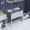 Amgood 1 bowl, Freestanding, 304 Stainless Steel, 36 in. W x 19 in. L x 33 in. H AMG SINK BAR S1C-101410-LR-NF-Z - alternate 4