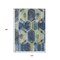 Homeroots 10' X 14' Navy Blue Gold And Silver Geometric Washable Indoor Outdoor Area Rug 618756 - alternate 3