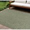 Homeroots 6' X 9' Green Geometric Indoor Outdoor Area Rug 572886 - alternate 1