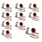 Mytee Products 2inx30ft Orange Ratchet Strap w/ Chain Anchor 4000 # WLL Hi Abrasion Tie Down, 10PK RS230ACx10 - alternate 1