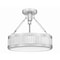Z-Lite Quinn Satin Nickel 1 Light Semi Flush Mount 3046SF15-SN-LED - alternate 2