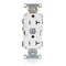 Leviton Twenty Amp Duplex Outlet CR020-W - alternate 1