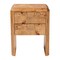 Bali & Pari Nebu Modern and Contemporary Natural Mappa Real Burl Wood Nightstand 249-13928-ZORO - alternate 3