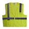 Radians Hi-Vis Economy Safety Vest 5XL Class 2 U-Block Back, , Zipper Closure SV2ZGM5X - alternate 3
