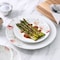 Elama Poppy 16 Piece Porcelain Double Bowl Dinnerware Set, Service for 4 750123746M - alternate 3