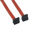 Sanoxy 0.5m 7-pin 90-Degree Serial ATA Device Cable, Translucent Red SNX-CBL-LDR-SA106-C1HM - alternate 1