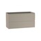 Homeroots 36" Light Brown Wood Freestanding Bathroom Vanity With White Sink And Two Drawers 627485 - alternate 1