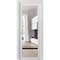 Sartodoors Solid French Door Clear Glass, Lucia 2666 White Silk and Aluminum Strips, Single Regular Panel Fra LUCIA2666ID-WS-30 x 96 - alternate 1