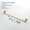 Kibi Circular 24 inch Bathroom Towel Bar KBA1404BB - alternate 3