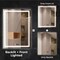 Fab Glass And Mirror LED Mirror 28x36inches, Led Bathroom Mirror with Lights Front and Backlit Anti-Fog Memory Brig HC28X36 - alternate 2
