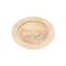 Homeroots 13" Natural And White Distressed Solid Wood Handmade Round Charger Plate 633181 - alternate 3