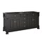 James Martin Vanities Brookfield 72 in. Double Vanity, Black Onyx w/ 3 CM Lime Delight Silestone Top 547-V72-BKO-3LDL - alternate 2
