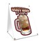 Signmission Root Beer Float, 36 Inch x 24 Inch A-frame Yard Sign, Plastic Sign SBC-2436-Root Beer Float - alternate 1