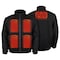 Mobile Warming Men's Heated Jacket, Black, Heats Up to 9 Hours M MWMJ50010323 - alternate 2