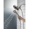 Delta Universal Showering Components H2OKinetic In2ition 4-Setting Two-in-One Shower 58471-SS-PK - alternate 2