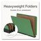 Pendaflex HD Pressboard End Tab Folders, Expands 2", 2 Dividers, 6 Fasteners, Letter, Green, 10PK 1006948 - alternate 2
