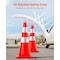 Vevor 12PCS Safety Cones Traffic Cones 28" Orange Reflective Collars Road Cones, 12PK CC-A70 - alternate 2