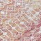 Homeroots 8' Pink And Ivory Round Argyle Washable Indoor Outdoor Area Rug 615820 - alternate 3