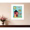 Homeroots No Place Like Home 4 White Framed Print Wall Art 416083 - alternate 2
