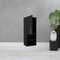 Homeroots 12" Black Wood Floating Single Door Bathroom Vanity And Medicine Cabinet 543575 - alternate 2