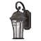 Homeroots XL Matte Black Tapered Goblet Wall Light 398371 - alternate 2