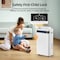 Edendirect 60 pt. 4500 sq. ft. Portable Dehumidifier with Bucket in. White, with Drainage Hose, Child lock ZR-FDD25-5293 - alternate 3