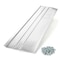 Waterlock Standard 5" Aluminum Gutter Guard, Mill Finish, 28ft WS-5KS-028-MIL - alternate 1