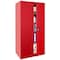 Sandusky Lee Storage Cabinet, 72 in H, 36 in W, 24 in D, Recessed, Keyed, Red, 4 Shelves EA4R362472-01 - alternate 3