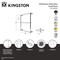 Kingston Brass 18" x 24" Brass Wall Mount 3-Tier Towel Rack, Brushed Nickel DTC24183BN - alternate 2