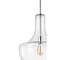 Jonathan Y Watts 13.25" 1-Light Mid-Century Modern Iron/Glass LED Pendant, Chrome/Clear JYL6401A - alternate 3