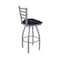 Holland Bar Stool Co 410 Jackie Stainless Steel 36in Swivel Bar Stool with Canter Twilight Seat 41036SS002 - alternate 2