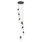 Z-Lite Aimie 7-Light Chandelier, 18 in W x 16 in H, Matte Black 828P7-7R-MB - alternate 2
