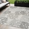 Homeroots 5' X 7' Gray Black And Ivory Nautical Indoor Outdoor Area Rug 552500 - alternate 4