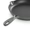 Megachef Round 10.25 Inch Enameled Cast Iron Skillet in Gradient Gray 750124523M - alternate 2