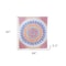 Homeroots 92" X 84" Orange Blue And Yellow Mandala Cotton Hanging Tapestry 397409 - alternate 3