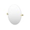 Gatco Latitude II 26.5" Frameless Oval Mirror, Brushed Brass 4239 - alternate 1