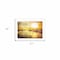 Homeroots Yellow Sunset White Framed Print Wall Art 404650 - alternate 2