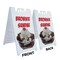Signmission Brownie Sundae, A-Frame & 2 Decals Installed, Heavy-Duty Plastic Frame SBHD-D-2436-Brownie Sundae - alternate 3