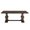 Homeroots 75" Brown Solid Wood Trestle Base Dining Table 565241 - alternate 4