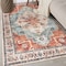 World Rug Gallery Transitional Medallion Washable Non Slip Area Rug 3 ft x 5 ft Multi WR78MULTI3X5 - alternate 1